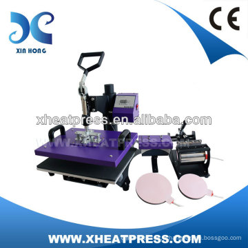 5 in Combo Sublimation Printing pour chemise à manches longues Heat Press Machine